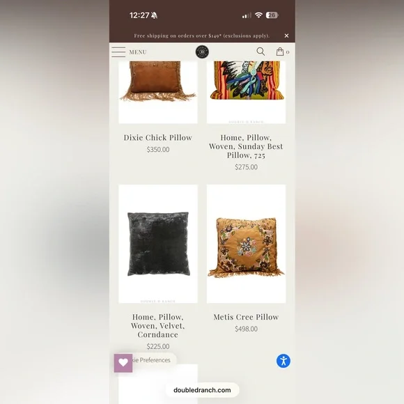 Double D Ranch Pillow - Picture 5 of 5